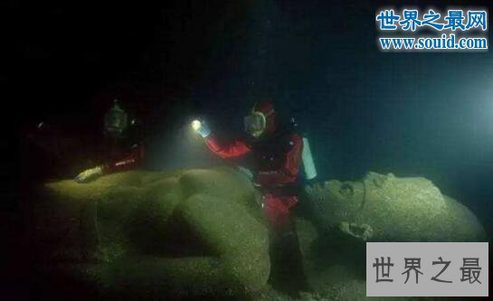 世界七大神秘水下古城，埃及亚历山大水下遗址