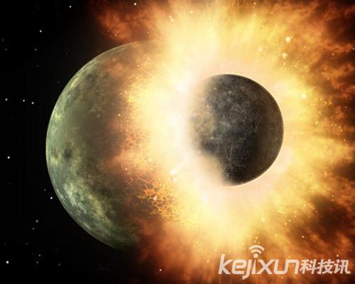 远古巨大星体发生碰撞给地球带来黄金和重金属