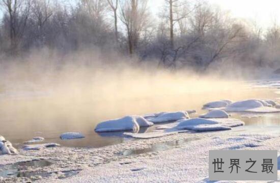 中国最冷小镇，黑龙江省呼中区(零下38℃左右)