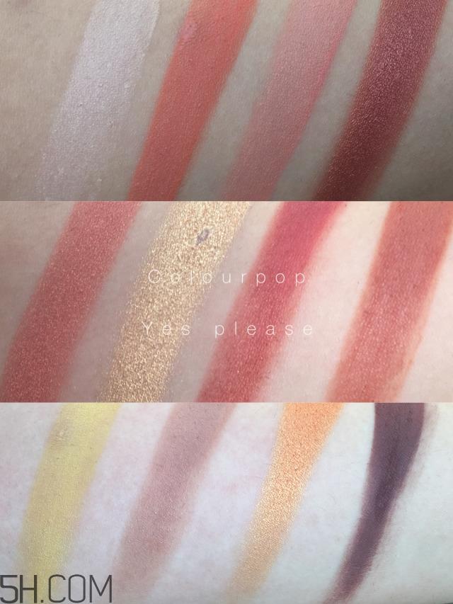 colourpop眼影盘哪款好_colourpop眼影盘试色对比