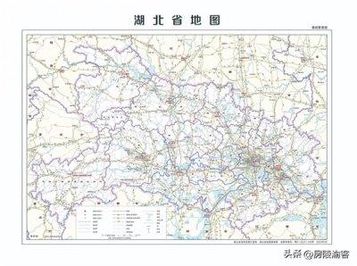 ​湖北省各县市最新地图(2023年4月版)